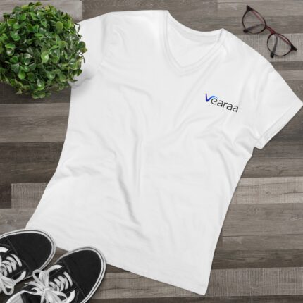 Men's Presenter V-Neck T-Shirt - Professional Attire, Casual Wear, Gift for Graduates, Comfortable, Stylish, Conference Ready